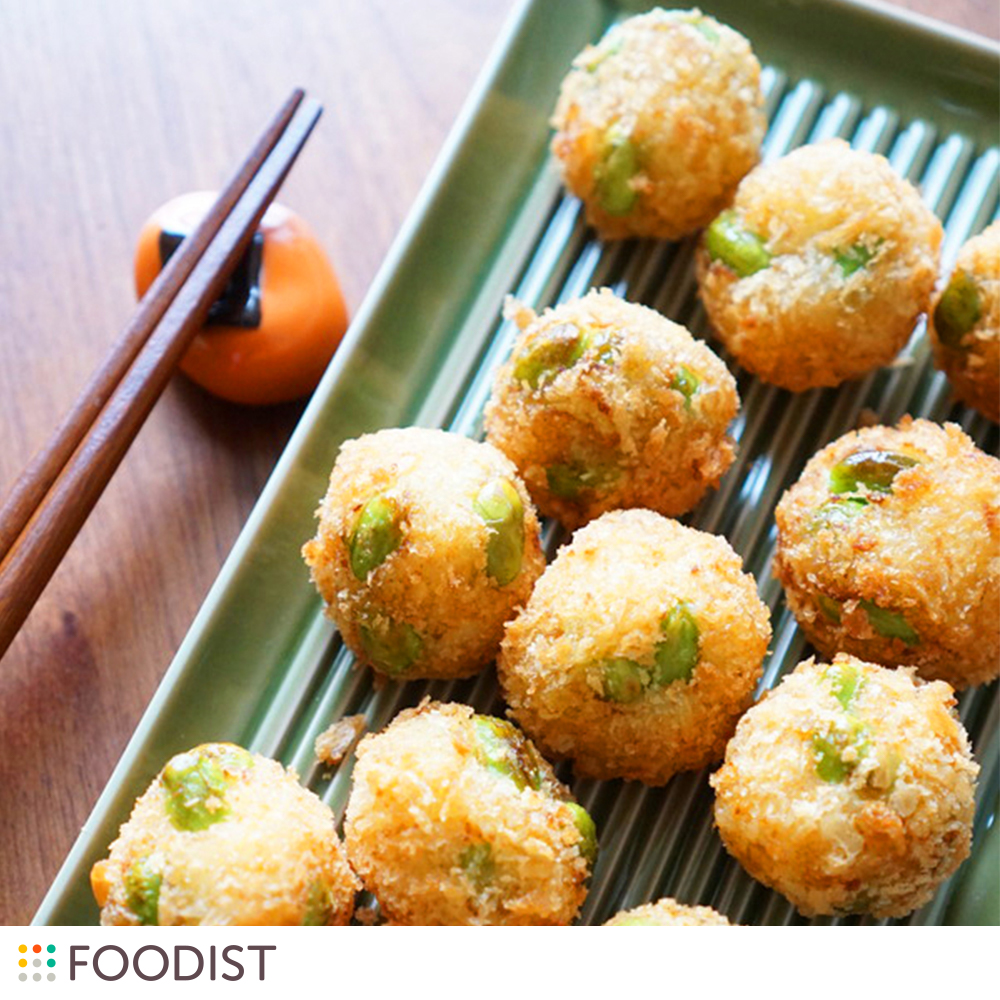 忙しい朝でも簡単調理!♡はんぺん枝豆ボール