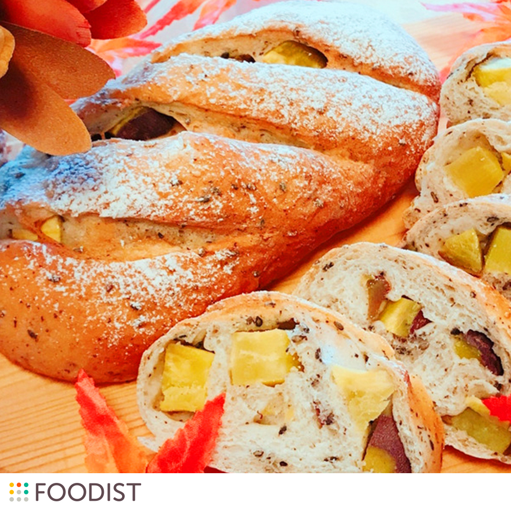 ホクホク!さつま芋と胡麻のフランスパン