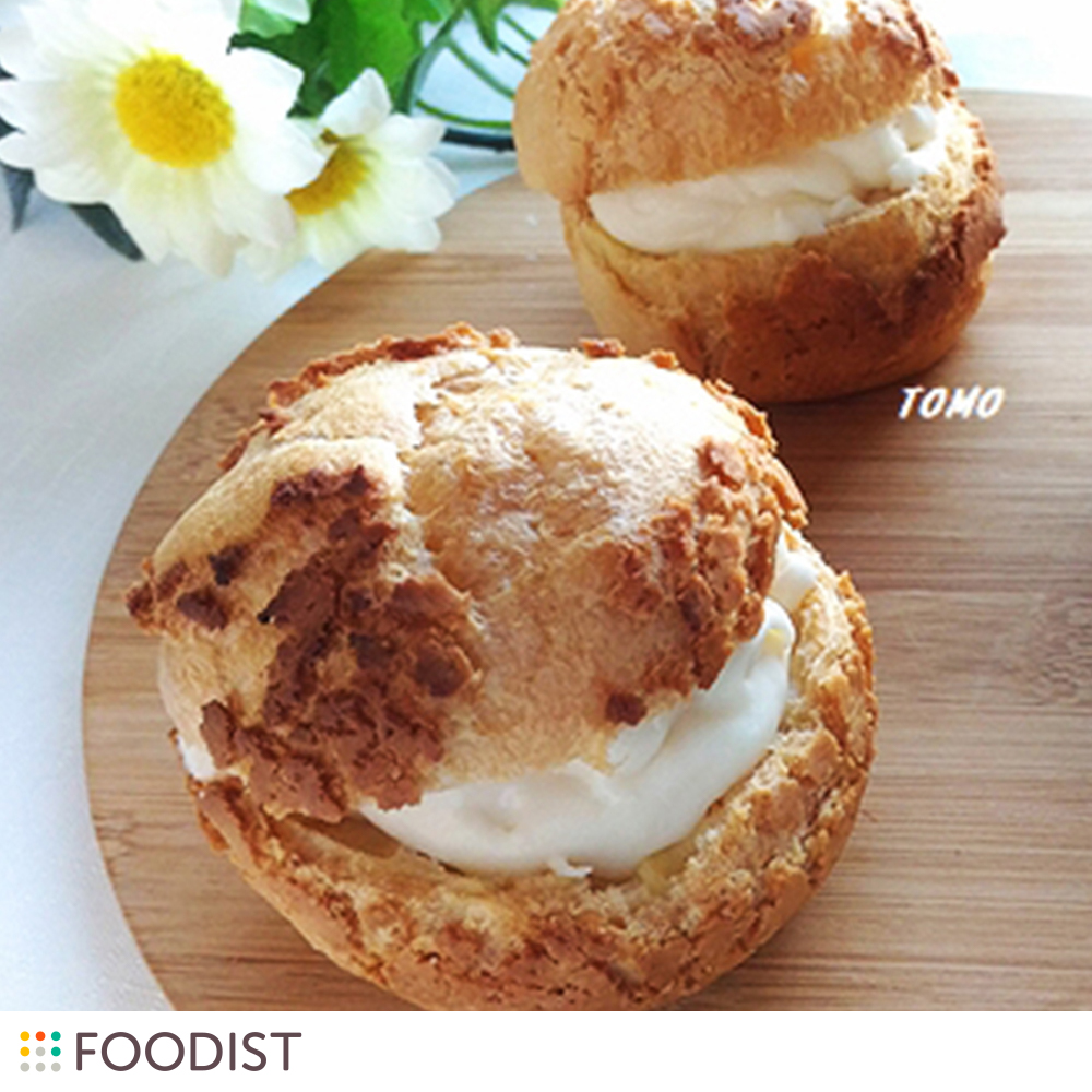 米油 de クッキーシュークリーム