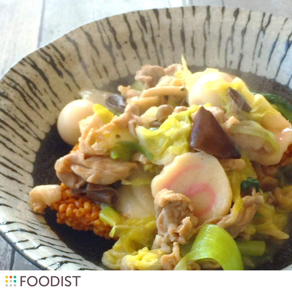 トロトロあんがおいしい!白菜たっぷり中華おこげ