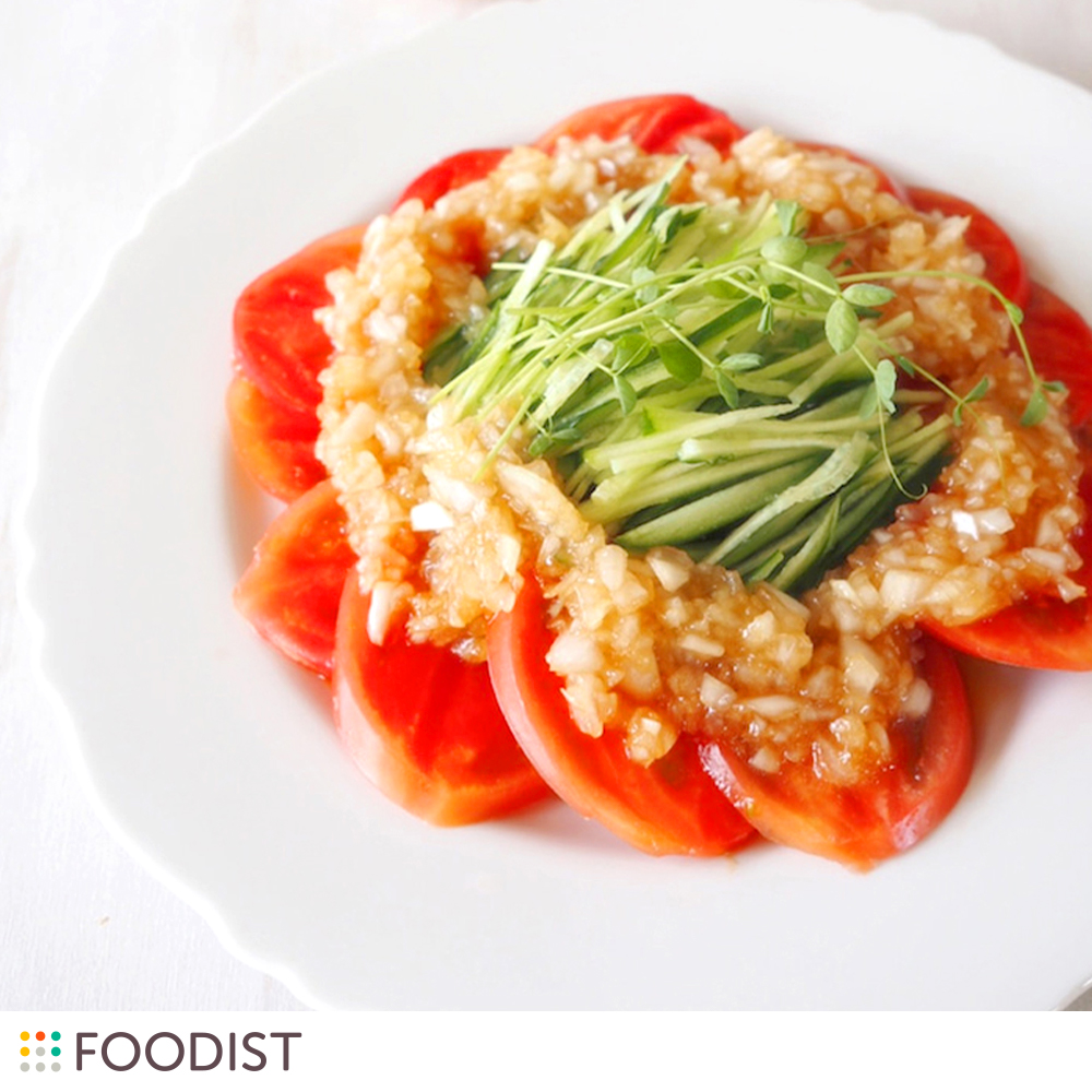 完熟トマト de イタリアンカラーサラダ