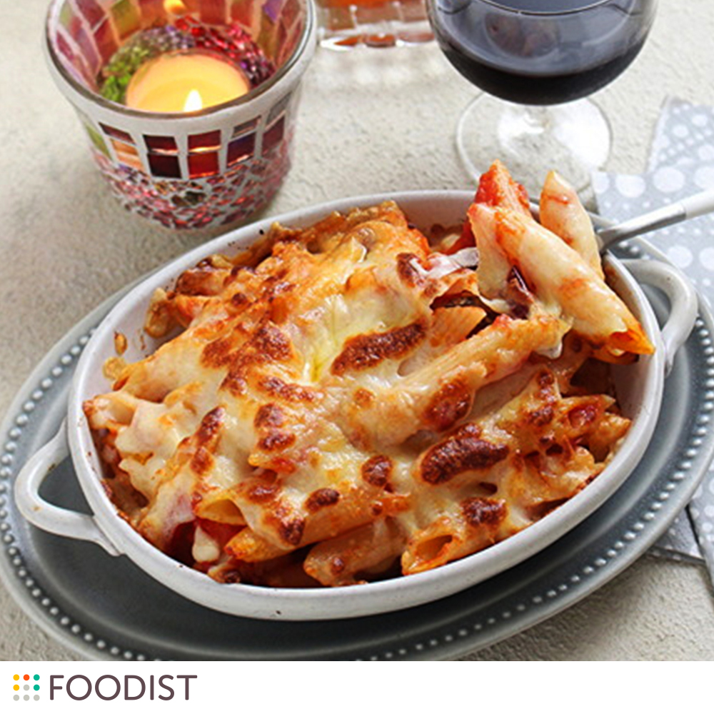 いつもの調理にプラスワンで!ペンネアラビアータグラタン