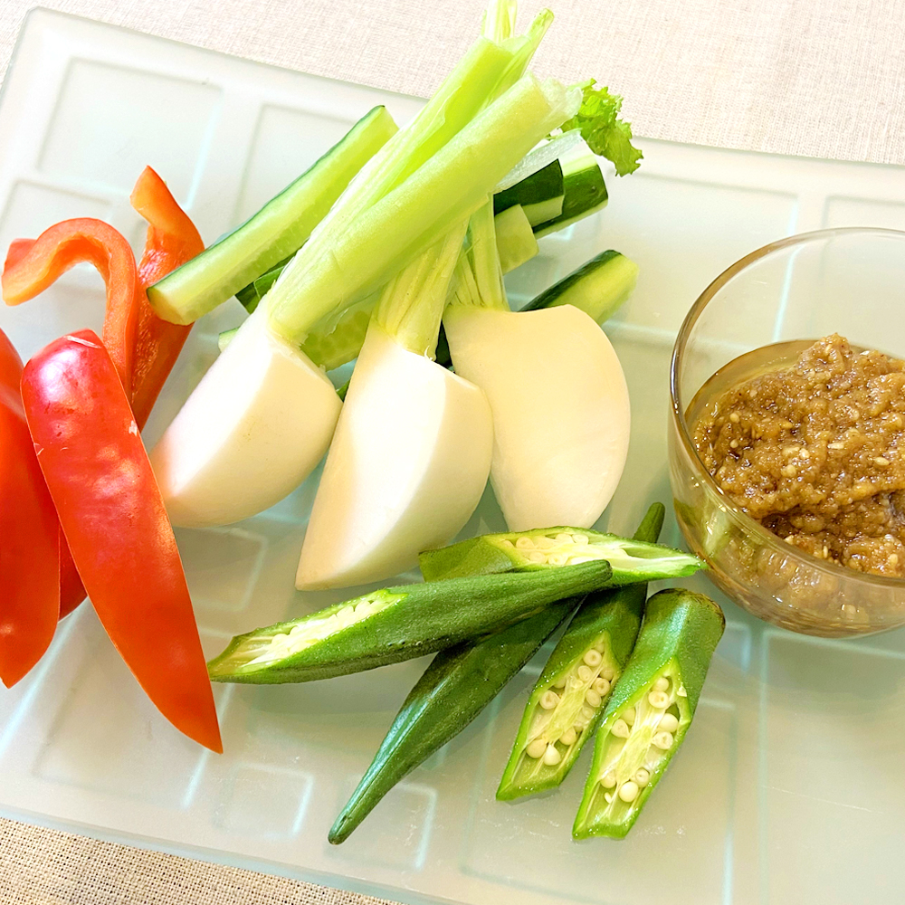 【関口先生考案】ごまみそディップ